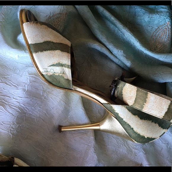 Roberto Cavalli Shoes Snake Ankle Wrap Zebra - Picture 4 of 6